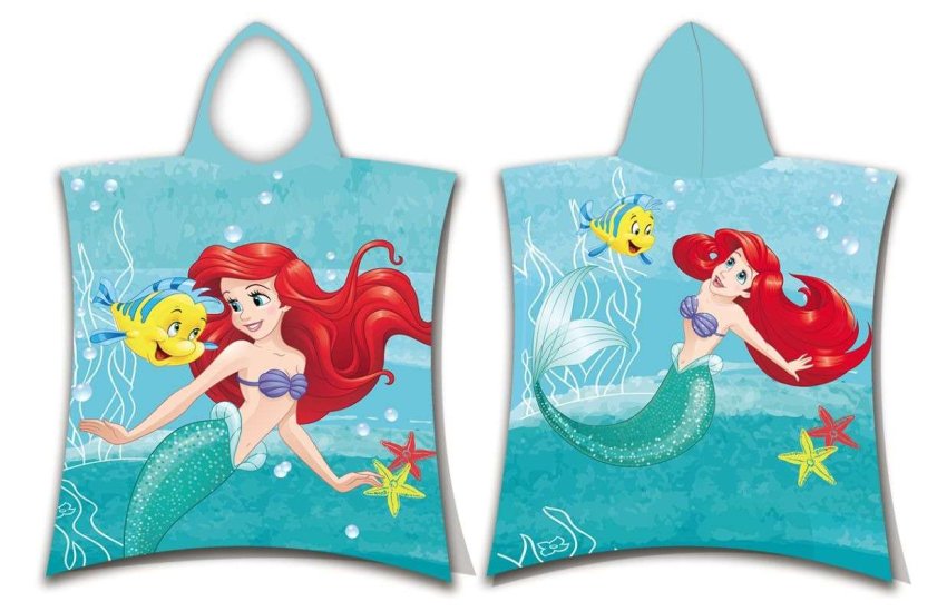 JERRY FABRICS Pončo Ariel Friends Bavlna - Froté, 50/115 cm - ponča