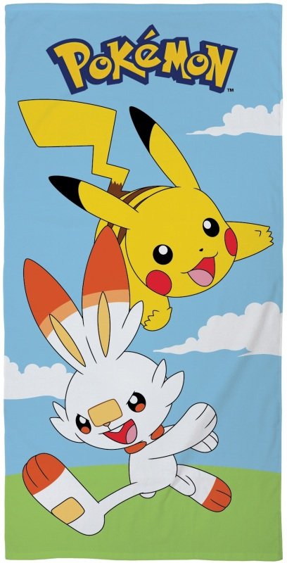 Osušky,ručníky, ponča - plážové osušky - HALANTEX Osuška Pokémon jaro Bavlna - Froté, 70/140 cm HALANTEX Osuška Pokémon jaro Bavlna - Froté, 70/140 cm - plážové osušky