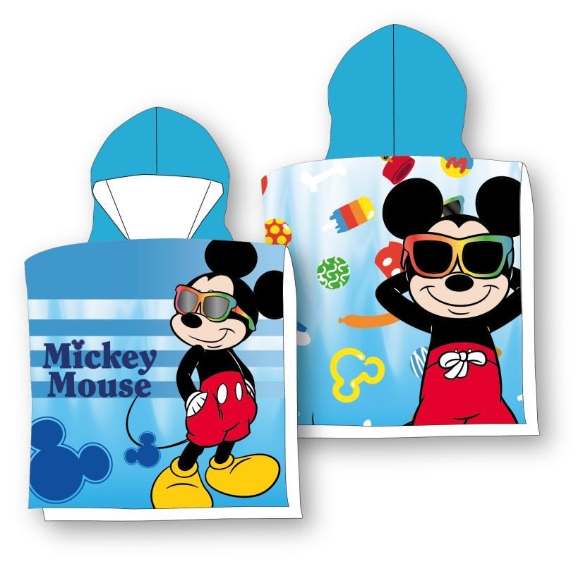 FARO Pončo Mickey blue Bavlna - Froté, 55/110 cm - ponča