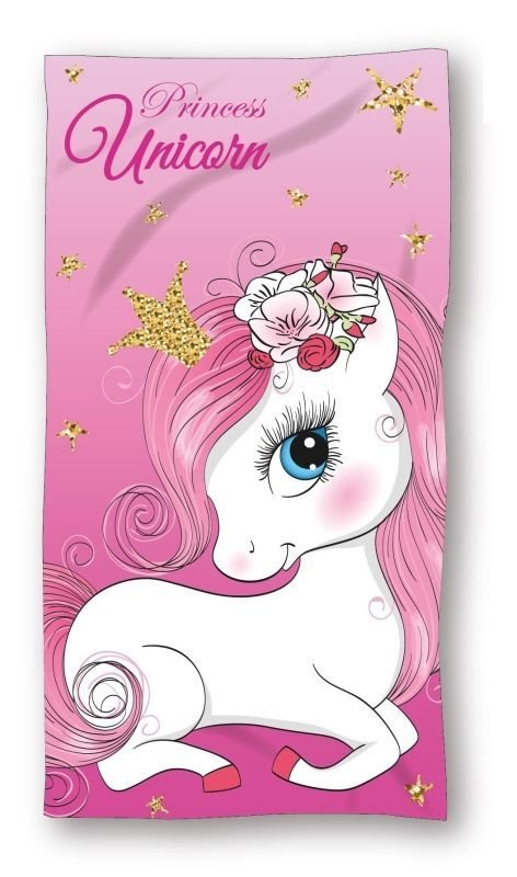 FARO Osuška Jednorožec Princess Bavlna - Froté, 70/140 cm - plážové osušky