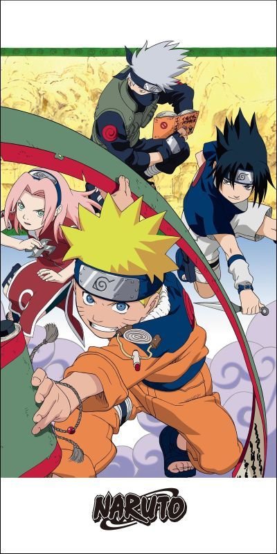JERRY FABRICS Osuška Naruto Bavlna - Froté, 70/140 cm JERRY FABRICS Osuška Naruto Bavlna - Froté, 70/140 cm