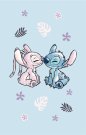 JERRY FABRICS Dětský ručník Lilo and Stitch Light blue Bavlna - Froté, 50/30 cm Osušky,ručníky, ponča - Dětské ručníky 50x30 cm