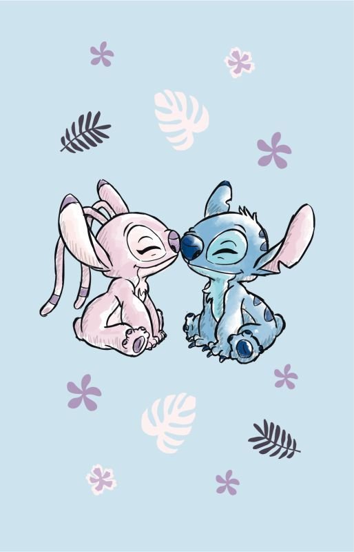 Osušky,ručníky, ponča - Dětské ručníky 50x30 cm - JERRY FABRICS Dětský ručník Lilo and Stitch Light blue Bavlna - Froté, 50/30 cm JERRY FABRICS Dětský ručník Lilo and Stitch Light blue Bavlna - Froté, 50/30 cm - Dětské ručníky 50x30 cm