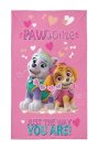 DETEXPOL Dětský ručník Paw Patrol srdíčka Bavlna - Froté, 50/30 cm Osušky,ručníky, ponča - Dětské ručníky 50x30 cm