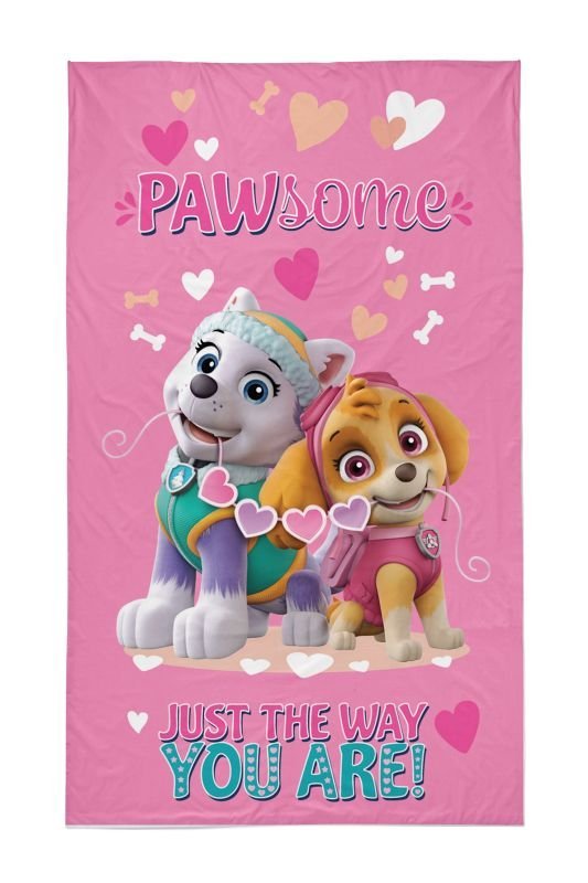 DETEXPOL Dětský ručník Paw Patrol srdíčka Bavlna - Froté, 50/30 cm - Dětské ručníky 50x30 cm