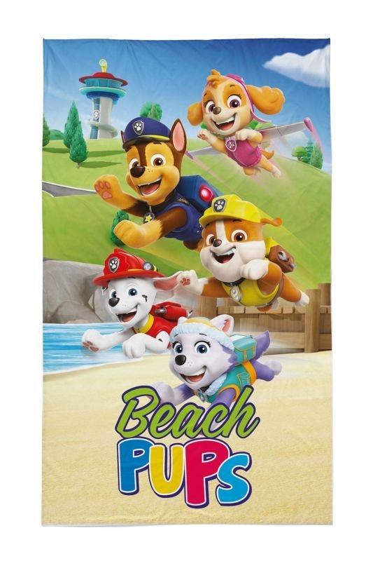 DETEXPOL Dětský ručník Paw Patrol beach Bavlna - Froté, 50/30 cm - Dětské ručníky 50x30 cm