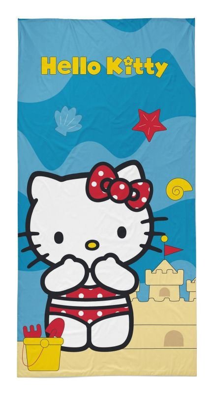 DETEXPOL Osuška Hello Kitty Bavlna - Froté, 70/140 cm - plážové osušky