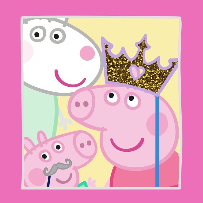 FARO Magický ručníček Peppa Pig pink Bavlna - Froté, 30/30 cm - Dětské ručníky 50x30 cm