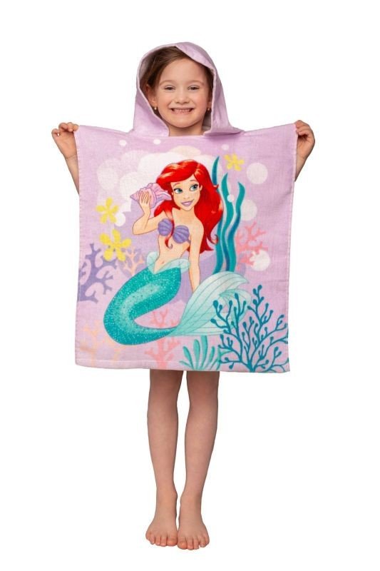 JERRY FABRICS Pončo Ariel Pink Bavlna - Froté, 50/115 cm - ponča