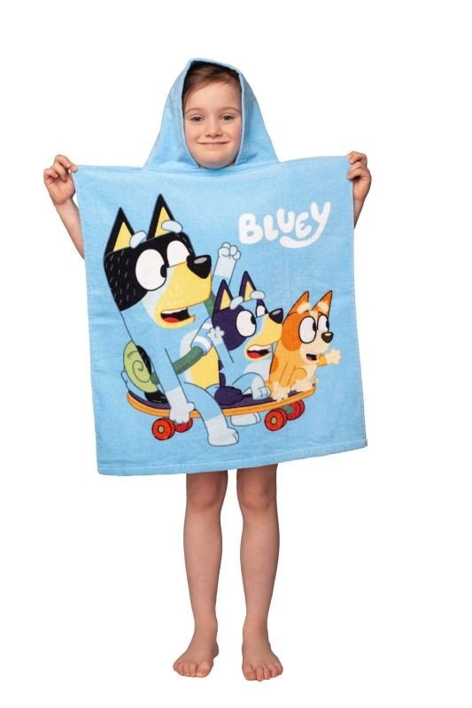 JERRY FABRICS Pončo Bluey Skate  Bavlna - Froté, 50/115 cm