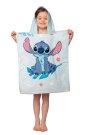 JERRY FABRICS Pončo Lilo and Stitch Blue Bavlna - Froté, 50/115 cm