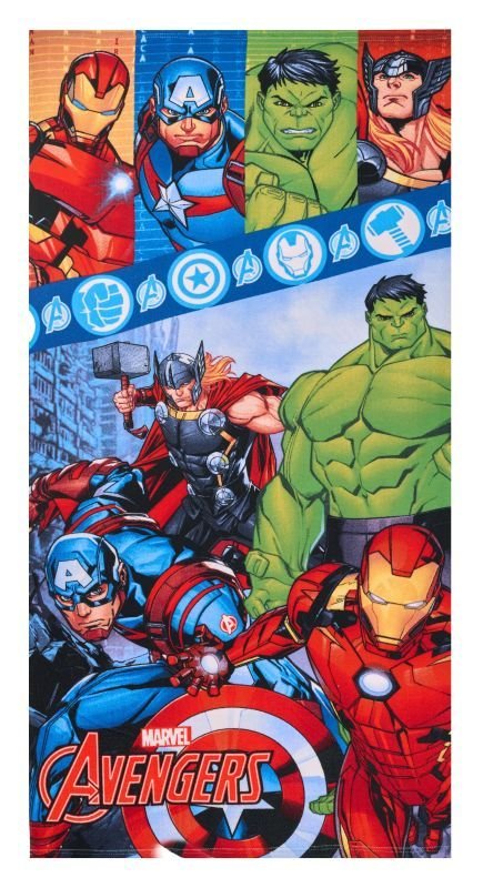 FARO Osuška Micro Avengers Hero Polyester, 70/140 cm - plážové osušky