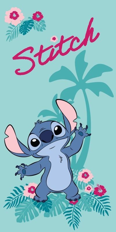 Osušky,ručníky, ponča - plážové osušky - JERRY FABRICS Osuška Micro Lilo and Stitch Hawaii Polyester, 70/140 cm JERRY FABRICS Osuška Micro Lilo and Stitch Hawaii Polyester, 70/140 cm - plážové osušky