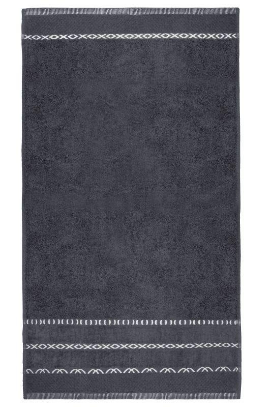DETEXPOL Froté ručník GINO grafitová Bavlna 550g, 50/90 cm - Jednobarevné ručníčky 50x90 cm