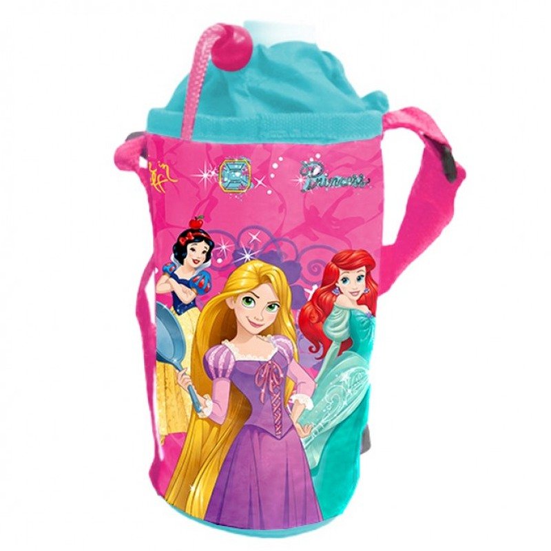 SEVEN Držák na láhev Princezny Polyester, plast, kov, 19x12x8,5 cm - Sportovní doplňky
