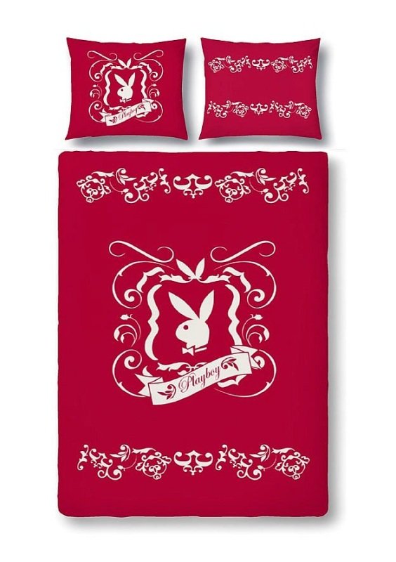 Vaneshome Povlečení Playboy Tatoo red micro Polyester, 155/220, 80/80 cm - Povlečení licenční