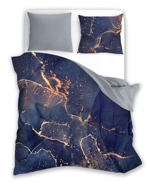 FARO Povlečení bavlněný satén Minerál Blue  Bavlna - Satén, 140/200, 70/90 cm