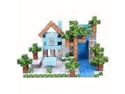 Magnetická stavebnice Minecraft Waterfall nature 100ks Hračky - Magnetické stavebnice