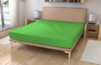 Froté prostěradlo EXKLUSIVE Ostře zelená 90/200 Prostěradla - Froté 90x200
