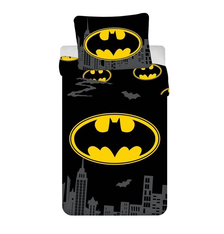 JERRY FABRICS Povlečení Batman The Emblem Bavlna, 140/200, 70/90 cm - Povlečení licenční