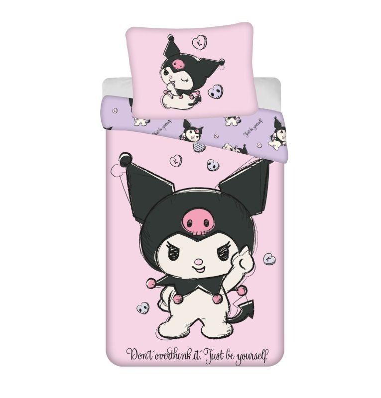 JERRY FABRICS Povlečení Kuromi HK067 Bavlna, 140/200, 70/90 cm