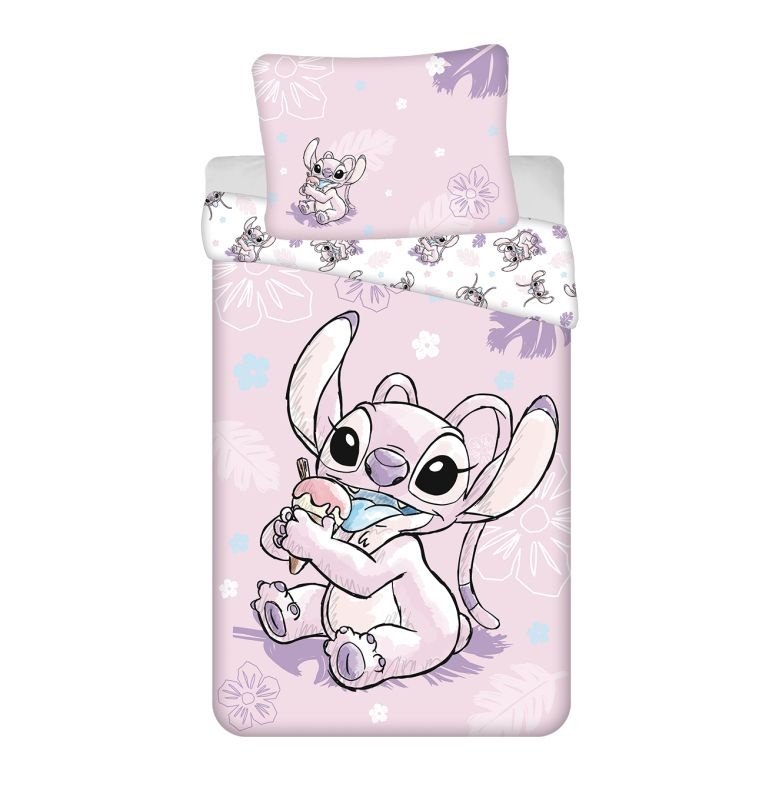 JERRY FABRICS Povlečení Lilo and Stitch Ice cream Bavlna, 140/200, 70/90 cm - Povlečení licenční
