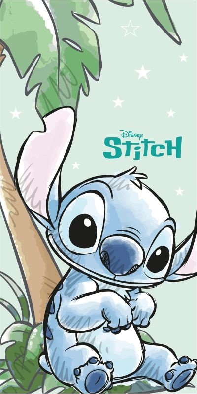 JERRY FABRICS Osuška Micro Lilo a Stitch Tropical Cutie  Polyester, 70/140 cm