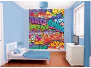 3D fototapeta Graffiti Walltastic 42827, 203 x 243 cm Fototapety skladem