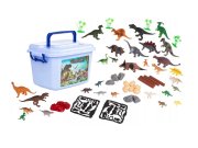 Hračky Figurky a postavičky - Sada figurek Dinosauři s doplňky v boxu 54ks Sada figurek Dinosauři s doplňky v boxu 54ks