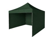 Party stan nůžkový s bočními stěnami 3x3m zelený