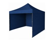Party stan nůžkový s bočními stěnami 3x3m modrý