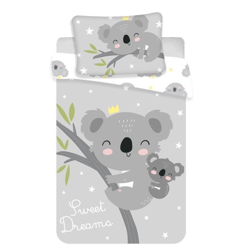 JERRY FABRICS Povlečení do postýlky Koala sweet dreams baby Bavlna, 100/135, 40/60 cm - Povlečení nelicenční
