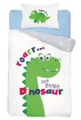 Povlečení do postýlky Povlečení nelicenční - DETEXPOL Povlečení do postýlky Little Dino green Bavlna, 100/135, 40/60 cm DETEXPOL Povlečení do postýlky Little Dino green Bavlna, 100/135, 40/60 cm