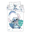JERRY FABRICS Povlečení do postýlky Lilo and Stitch Rainbow baby Bavlna, 100/135, 40/60 cm