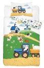 DETEXPOL Povlečení do postýlky Farma na kopci modrá Bavlna, 100/135, 40/60 cm
