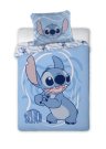 FARO Povlečení do postýlky Lilo and Stitch blue Bavlna, 100/135, 40/60 cm