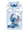 JERRY FABRICS Povlečení do postýlky Lilo a Stitch Clouds baby Bavlna, 100/135, 40/60 cm