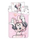 JERRY FABRICS Povlečení do postýlky Minnie Blush Pink baby Bavlna, 100/135, 40/60 cm Povlečení do postýlky - Povlečení licenčí