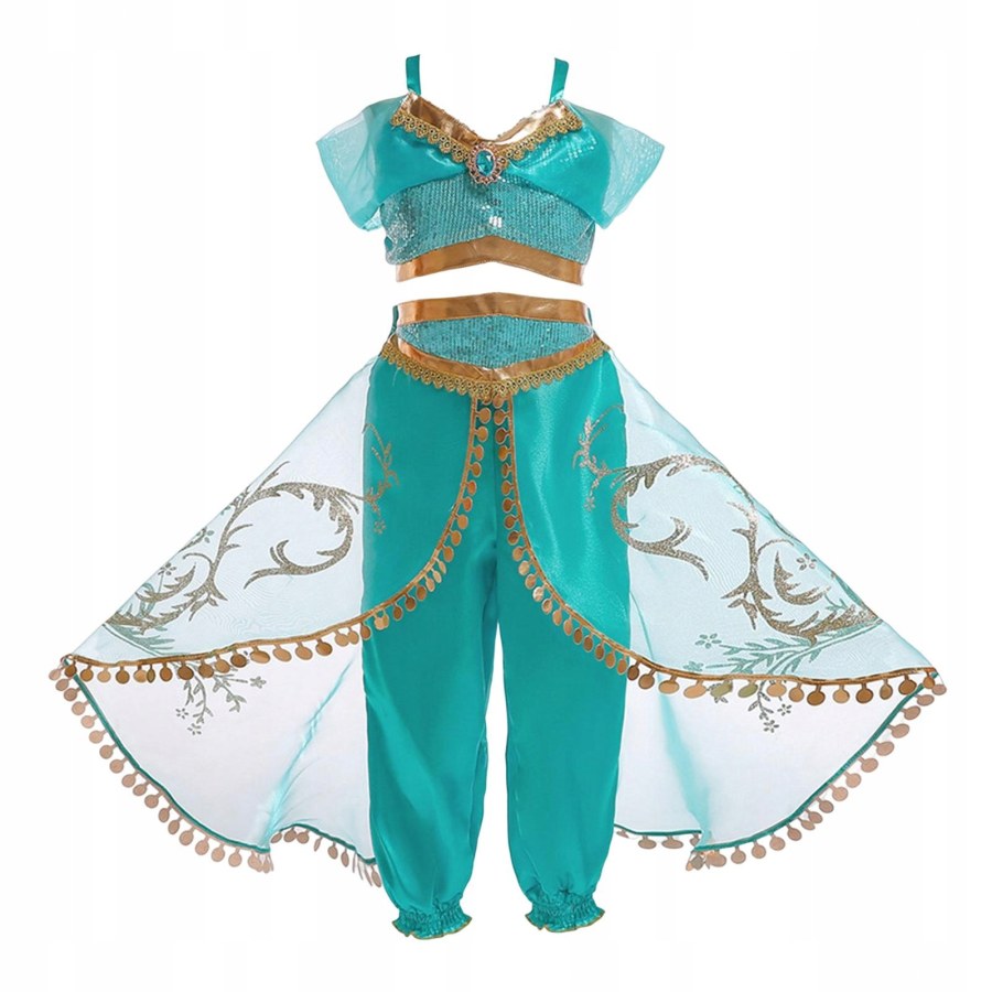 Párty a karneval - Dětské kostýmy - Dětský kostým Aladin Jasmína 134-146 XL Dětský kostým Aladin Jasmína 134-146 XL - Dětské kostýmy