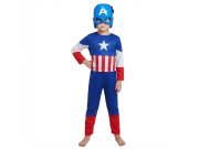 Dětský kostým Kapitán Amerika s maskou 110-122 M Párty a karneval - Dětské kostýmy