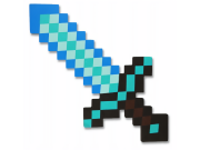 Diamantový meč Minecraft 45 cm pěnový Párty a karneval - Doplňky ke kostýmům