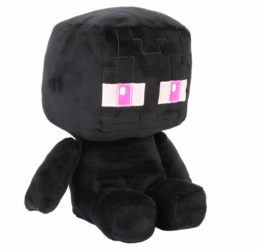 Plyšová hračka Minecraft Enderman Pixel maxi 25cm - Plyšové hračky
