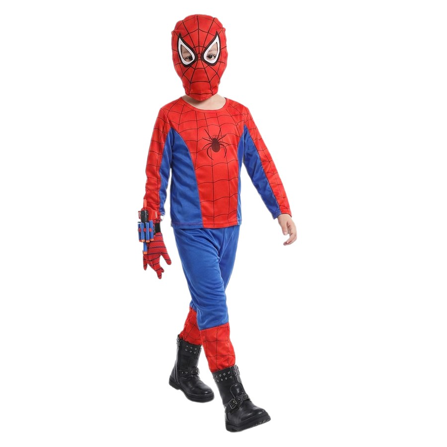 Dětský kostým Spiderman s vystřelovákem 98-110 S - Dětské kostýmy