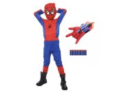 Dětský kostým Spiderman s vystřelovákem 110-122 M Párty a karneval - Dětské kostýmy