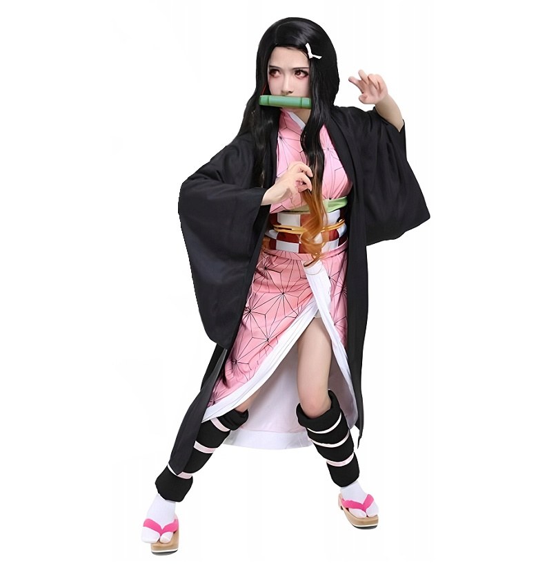 Párty a karneval - Dětské kostýmy - Dětský kostým Demon Slayer Nezuko Kamado 152-158 M Dětský kostým Demon Slayer Nezuko Kamado 152-158 M - Dětské kostýmy