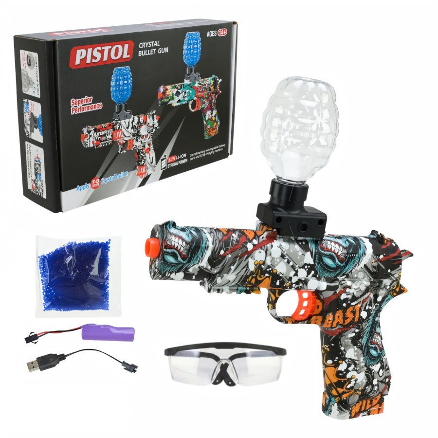 Automatická pistole na gelové kuličky Funn gun - Vodní pistole