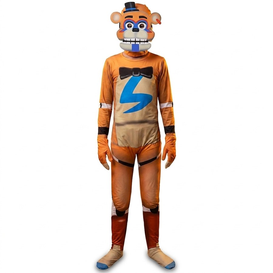 Párty a karneval - Dětské kostýmy - Dětský kostým Five Nights at Freddys Glamrock Freddy Security Breach 134-146 XL Dětský kostým Five Nights at Freddys Glamrock Freddy Security Breach 134-146 XL - Dětské kostýmy