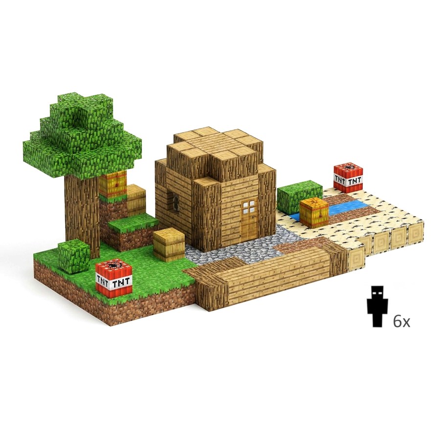 Magnetická stavebnice Minecraft TNT buildings 198ks - Magnetické stavebnice