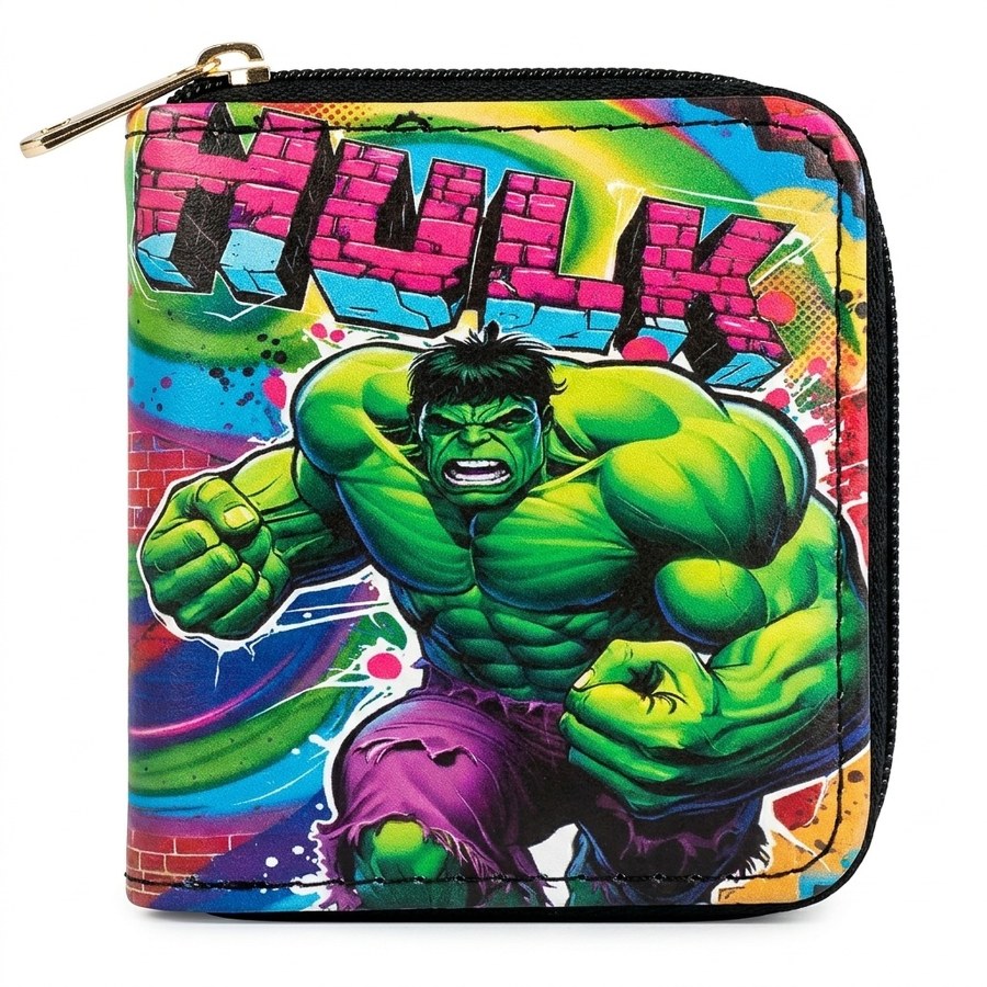 Dětská peněženka na zip Avengers Hulk - Dětské peněženky