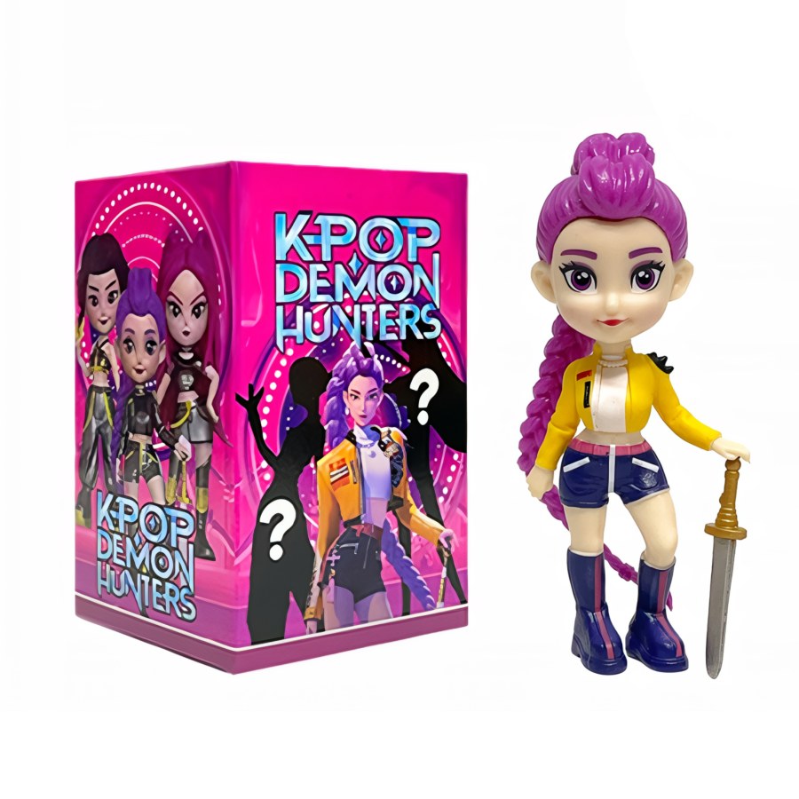 Hračky - Figurky a postavičky - Dětská figurka MysteryBox Demon Hunters K-pop 1ks Dětská figurka MysteryBox Demon Hunters K-pop 1ks - Figurky a postavičky